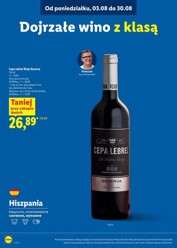 Lidl - gazetka promocyjna Karta Win od poniedziałku 03.08 do niedzieli 30.08 - strona 13