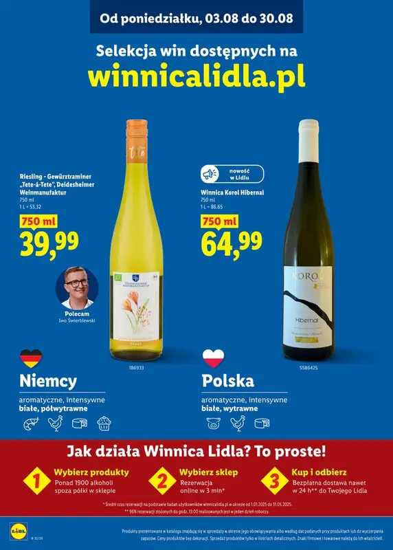 Lidl - gazetka promocyjna Karta Win od poniedziałku 03.08 do niedzieli 30.08 - strona 22