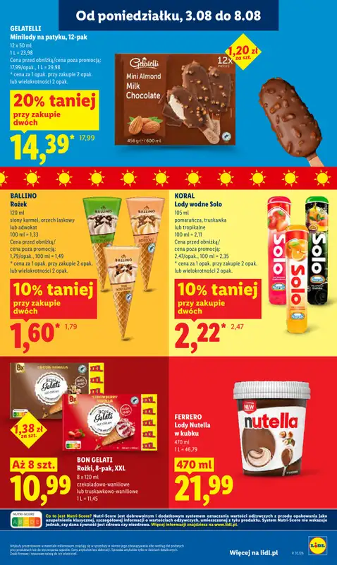 Lidl - gazetka promocyjna Oferta od poniedziałku od poniedziałku 03.08 do środy 05.08 - strona 73