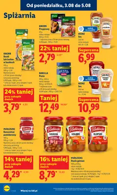Lidl - gazetka promocyjna Oferta od poniedziałku od poniedziałku 03.08 do środy 05.08 - strona 84