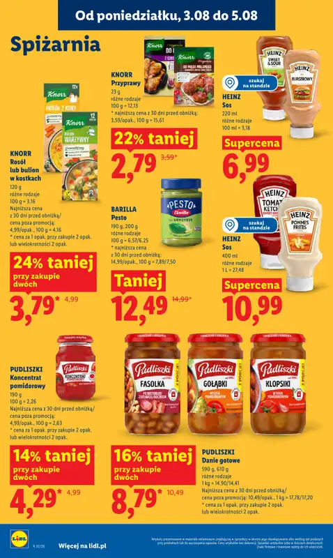 Lidl - gazetka promocyjna Oferta od poniedziałku od poniedziałku 03.08 do środy 05.08 - strona 84