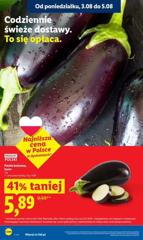 Lidl - gazetka promocyjna Oferta od poniedziałku od poniedziałku 03.08 do środy 05.08 - strona 16