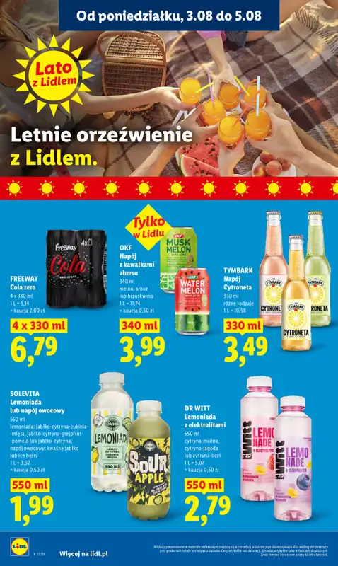 Lidl - gazetka promocyjna Oferta od poniedziałku od poniedziałku 03.08 do środy 05.08 - strona 74