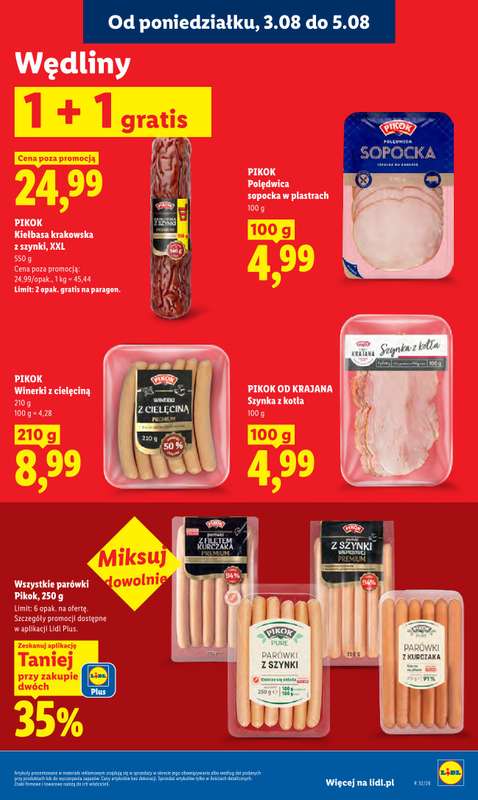 Lidl - gazetka promocyjna Oferta od poniedziałku od poniedziałku 03.08 do środy 05.08 - strona 69