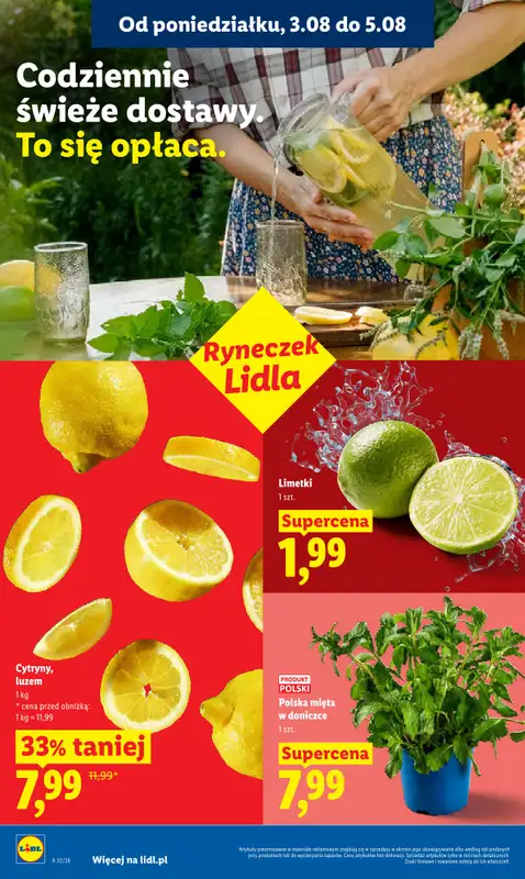 Lidl - gazetka promocyjna Oferta od poniedziałku od poniedziałku 03.08 do środy 05.08 - strona 40