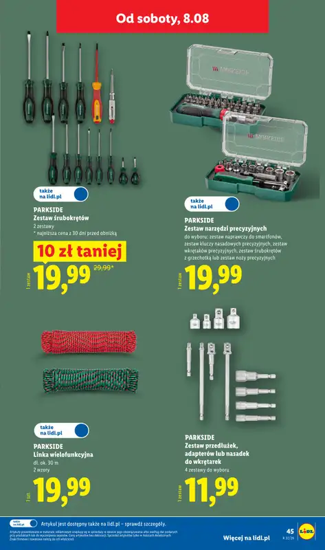 Lidl - gazetka promocyjna Katalog od poniedziałku 03.08 do soboty 08.08 - strona 53