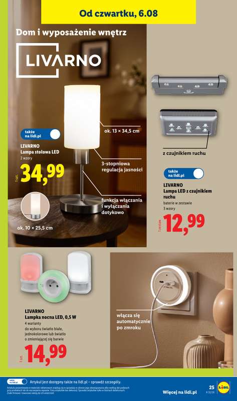 Lidl - gazetka promocyjna Katalog od poniedziałku 03.08 do soboty 08.08 - strona 33