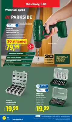 Lidl - gazetka promocyjna Katalog od poniedziałku 03.08 do soboty 08.08 - strona 52