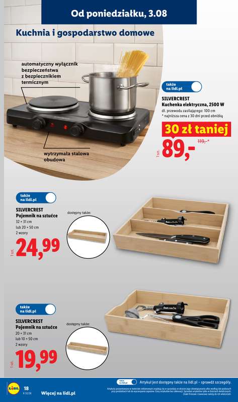 Lidl - gazetka promocyjna Katalog od poniedziałku 03.08 do soboty 08.08 - strona 20