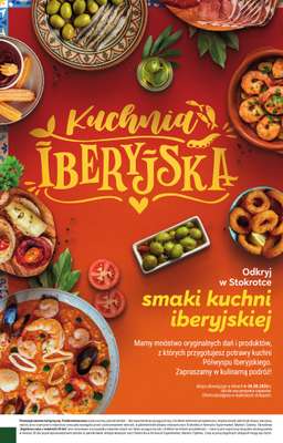 Stokrotka - gazetka promocyjna Kuchnia Iberyjska  do piątku 28.08