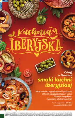 Stokrotka - gazetka promocyjna Kuchnia Iberyjska  do piątku 28.08