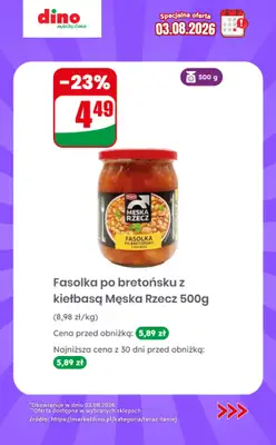 Dino - gazetka promocyjna Specjalna oferta na 03.08.2026 - promocje spoza gazetki od poniedziałku 03.08 do poniedziałku 03.08 - strona 9