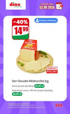 Dino - gazetka promocyjna Specjalna oferta na 03.08.2026 - promocje spoza gazetki od poniedziałku 03.08 do poniedziałku 03.08 - strona 3