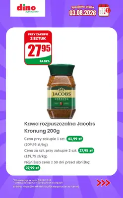 Dino - gazetka promocyjna Specjalna oferta na 03.08.2026 - promocje spoza gazetki od poniedziałku 03.08 do poniedziałku 03.08 - strona 4