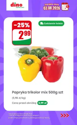 Dino - gazetka promocyjna Specjalna oferta na 03.08.2026 - promocje spoza gazetki od poniedziałku 03.08 do poniedziałku 03.08 - strona 2