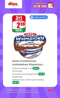 Dino - gazetka promocyjna Specjalna oferta na 03.08.2026 - promocje spoza gazetki od poniedziałku 03.08 do poniedziałku 03.08 - strona 7