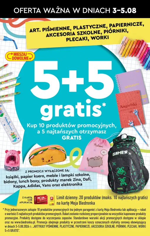 Biedronka - gazetka promocyjna Od poniedziałku od poniedziałku 03.08 do soboty 08.08 - strona 19