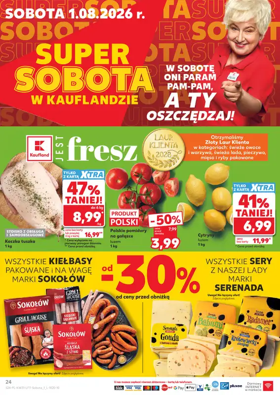 Kaufland - gazetka promocyjna Gazetka Tygodnia od czwartku 30.07 do środy 05.08 - strona 24