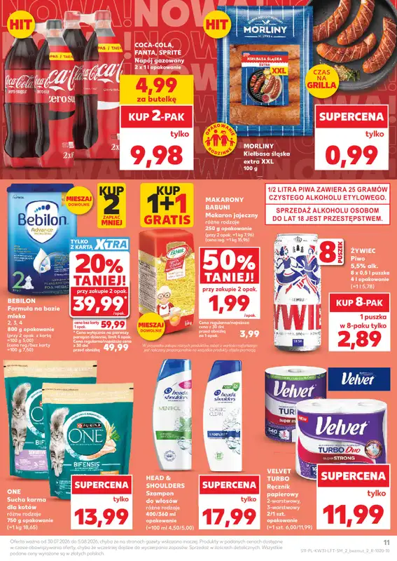Kaufland - gazetka promocyjna Gazetka Tygodnia od czwartku 30.07 do środy 05.08 - strona 11