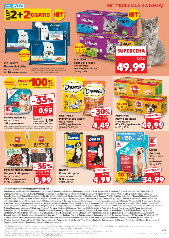Kaufland - gazetka promocyjna Gazetka Tygodnia od czwartku 30.07 do środy 05.08 - strona 65
