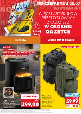 Kaufland - gazetka promocyjna Gazetka Tygodnia od czwartku 30.07 do środy 05.08 - strona 67
