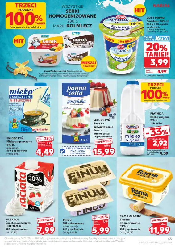 Kaufland - gazetka promocyjna Gazetka Tygodnia od czwartku 30.07 do środy 05.08 - strona 45