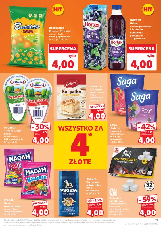 Kaufland - gazetka promocyjna Gazetka Tygodnia od czwartku 30.07 do środy 05.08 - strona 17