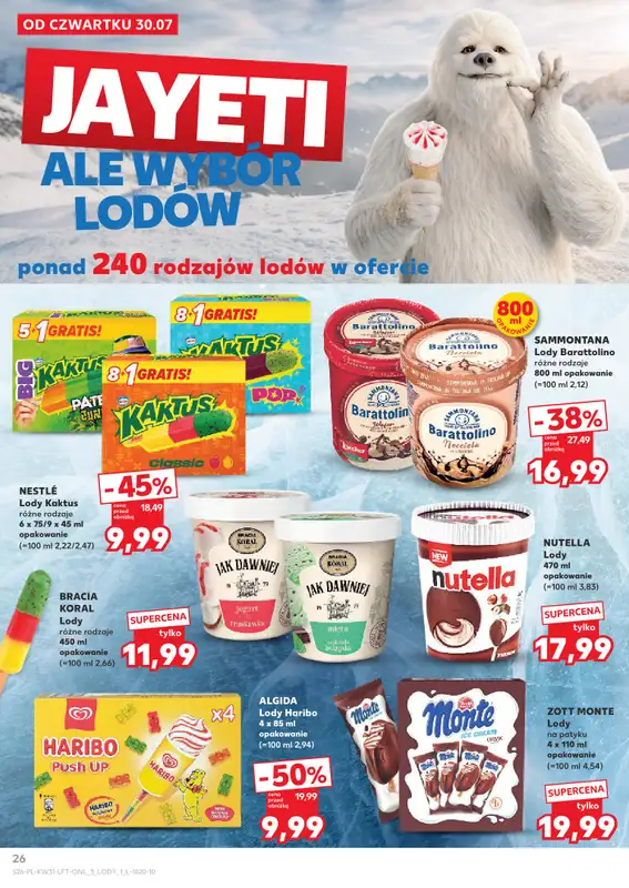 Kaufland - gazetka promocyjna Gazetka Tygodnia od czwartku 30.07 do środy 05.08 - strona 26