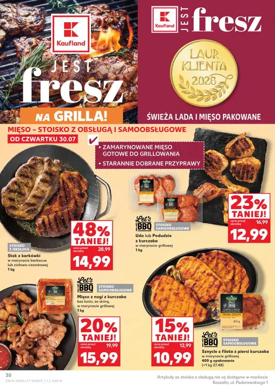 Kaufland - gazetka promocyjna Gazetka Tygodnia od czwartku 30.07 do środy 05.08 - strona 30