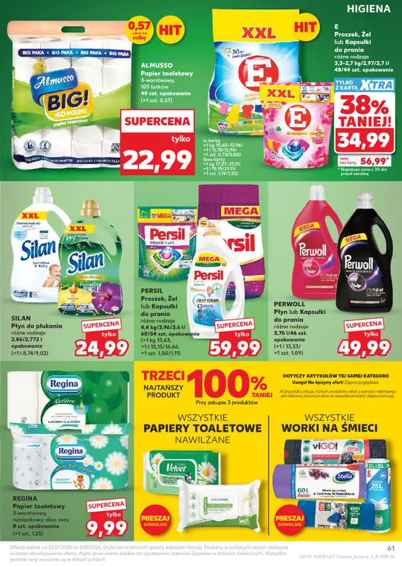 Kaufland - gazetka promocyjna Gazetka Tygodnia od czwartku 30.07 do środy 05.08 - strona 61