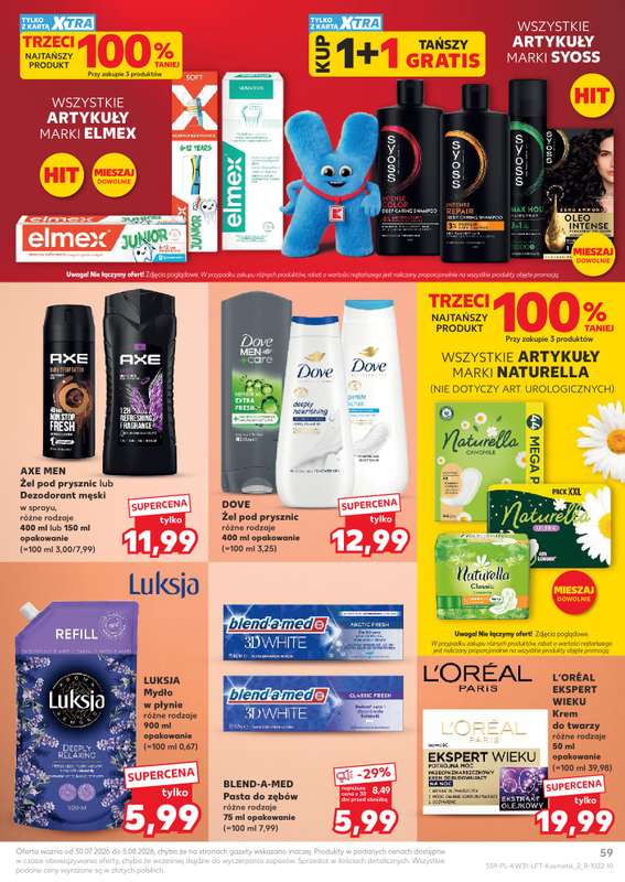 Kaufland - gazetka promocyjna Gazetka Tygodnia od czwartku 30.07 do środy 05.08 - strona 59