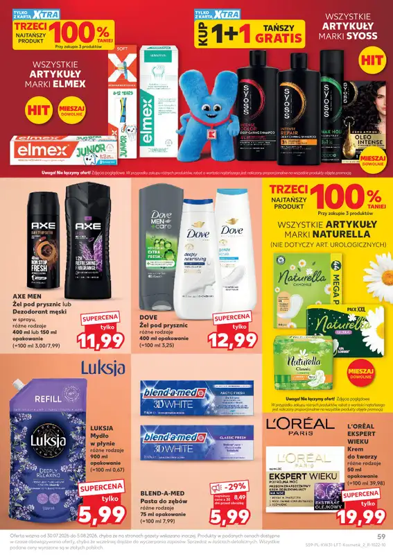 Kaufland - gazetka promocyjna Gazetka Tygodnia od czwartku 30.07 do środy 05.08 - strona 59