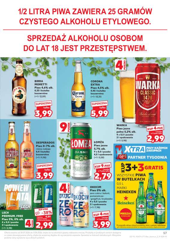 Kaufland - gazetka promocyjna Gazetka Tygodnia od czwartku 30.07 do środy 05.08 - strona 57