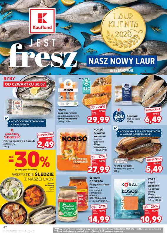 Kaufland - gazetka promocyjna Gazetka Tygodnia od czwartku 30.07 do środy 05.08 - strona 42