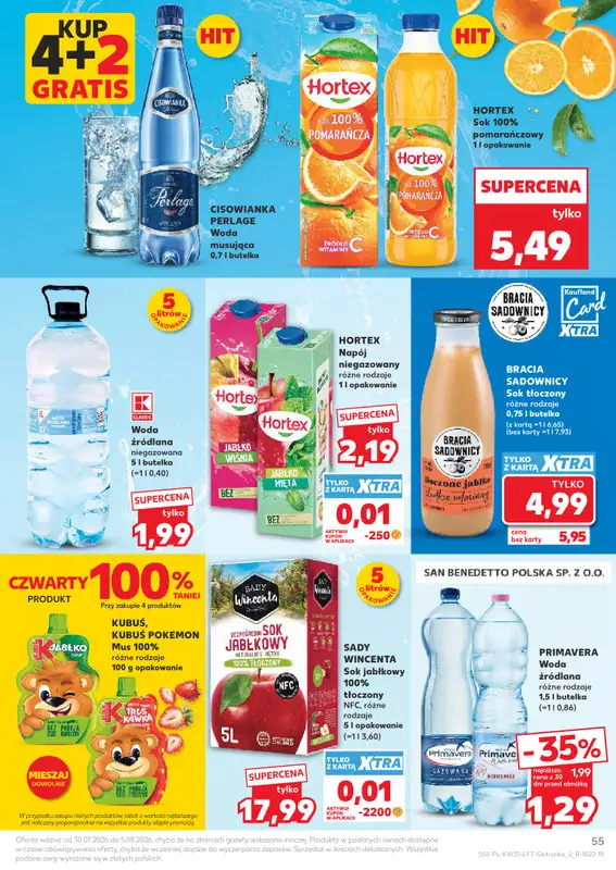 Kaufland - gazetka promocyjna Gazetka Tygodnia od czwartku 30.07 do środy 05.08 - strona 55