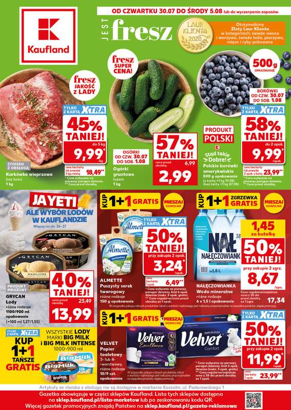 Kaufland - gazetka promocyjna Gazetka Tygodnia od czwartku 30.07 do środy 05.08