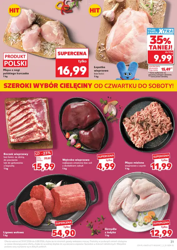 Kaufland - gazetka promocyjna Gazetka Tygodnia od czwartku 30.07 do środy 05.08 - strona 31