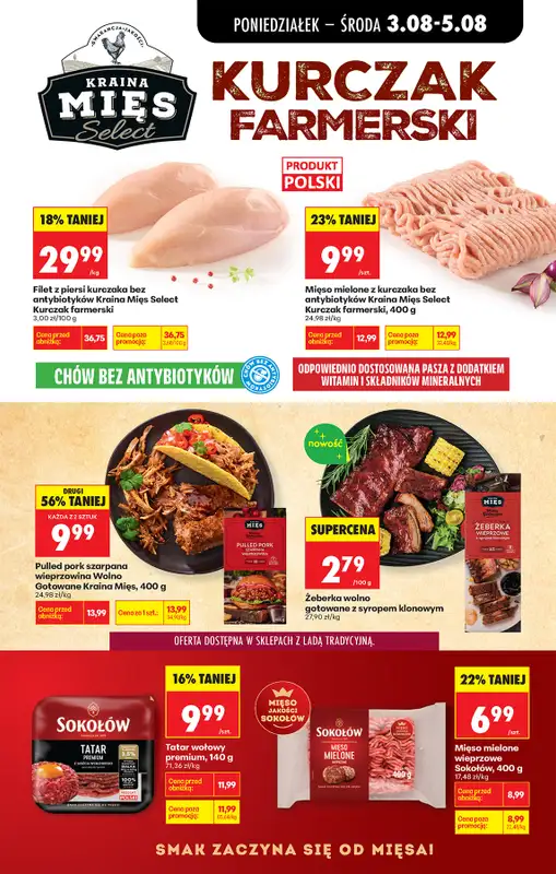 Biedronka - gazetka promocyjna Od poniedziałku, Z ladą tradycyjną od poniedziałku 03.08 do soboty 08.08 - strona 29