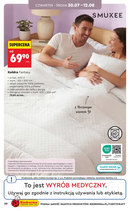 Biedronka - gazetka promocyjna Hity i inspiracje, od 27.07 od poniedziałku 27.07 do środy 12.08 - strona 22