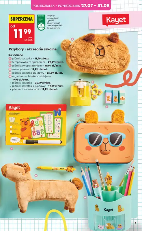 Biedronka - gazetka promocyjna Hity i inspiracje, od 27.07 od poniedziałku 27.07 do środy 12.08 - strona 5