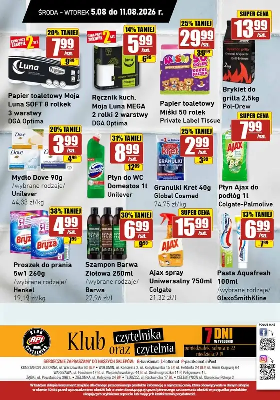 API Market - gazetka promocyjna Gazetka od środy 05.08 do wtorku 11.08 - strona 16