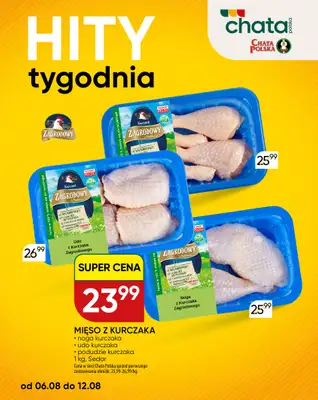 Chata Polska - gazetka promocyjna Hity tygodnia 06-12.08  do środy 12.08