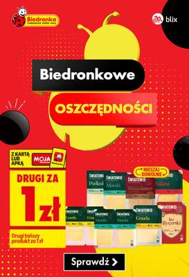Biedronka - gazetka promocyjna Biedronkowe oszczędności od poniedziałku od poniedziałku 03.08 do środy 05.08