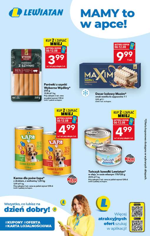 LEWIATAN - gazetka promocyjna Mamy TO w appce od czwartku 06.08 do środy 12.08
