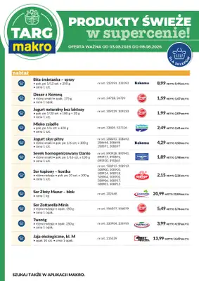 Makro - gazetka promocyjna Targ MAKRO - oferta świeża w super cenach! od poniedziałku 03.08 do soboty 08.08 - strona 7