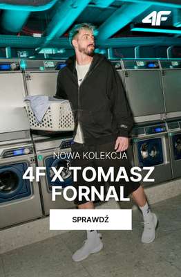 4F - gazetka promocyjna Nowa kolekcja 4F x Tomasz Fornal od poniedziałku 03.08 