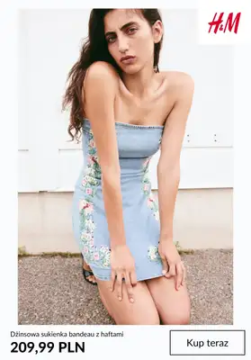 H&M - gazetka promocyjna Sukienki mini na lato od poniedziałku 03.08  - strona 10