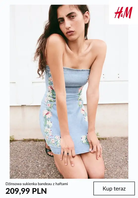 H&M - gazetka promocyjna Sukienki mini na lato od poniedziałku 03.08  - strona 10