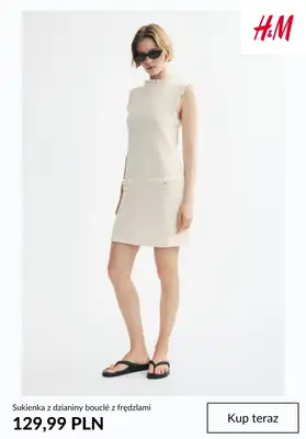 H&M - gazetka promocyjna Sukienki mini na lato od poniedziałku 03.08  - strona 6