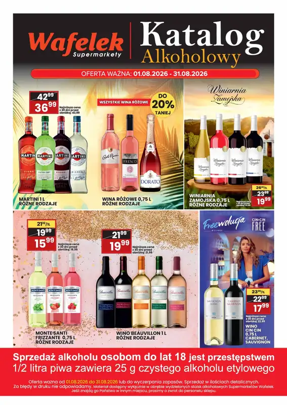 Wafelek - gazetka promocyjna Katalog alkoholowy od poniedziałku 03.08 do poniedziałku 31.08 - strona 4